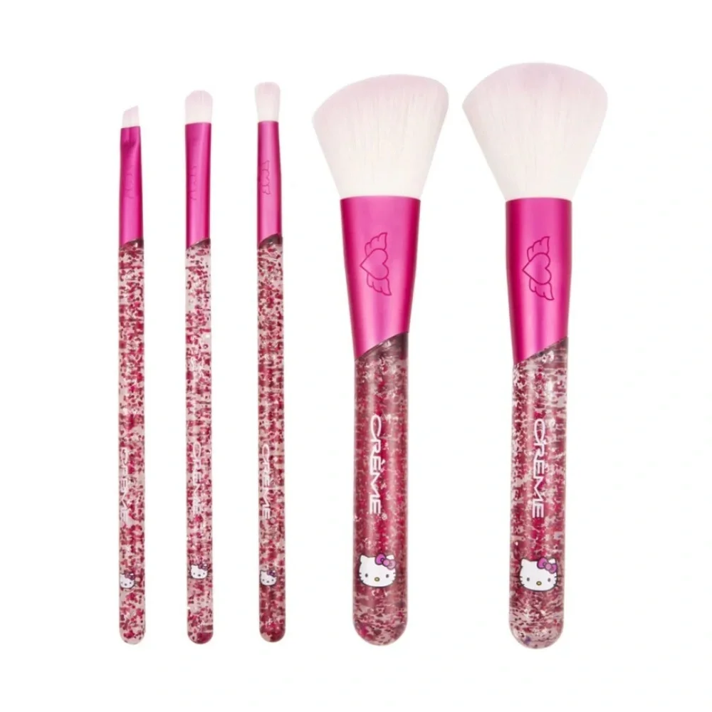 NIP The Crème Shop Hello Kitty Luv Wave Brush Set